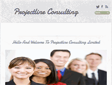 Tablet Screenshot of projectlineconsulting.com